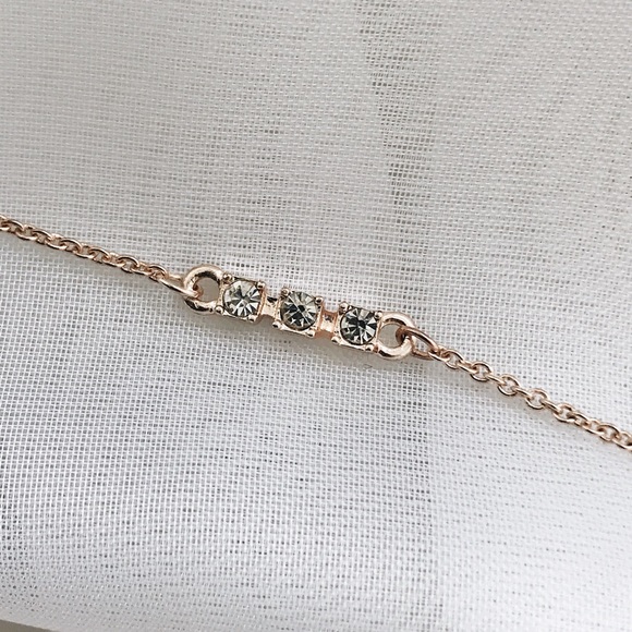 Rose Gold Dainty Bracelet 9” - Picture 3 of 7